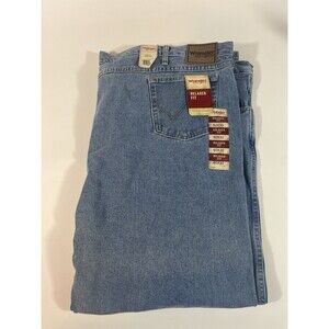 Wrangler 35001VI Denim Blue Jean Mens 60" x 30" Relaxed Fit  NWT
